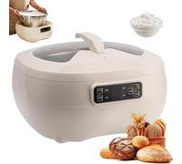 Electric Dough Proofer Machine, 8L Bread Fermentation Box with LCD Display, Multi-Function Yogurt Maker with 12H Delay Start for Sourdough, Pizza White