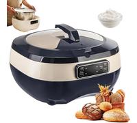 Electric Dough Proofer Machine, 8L Bread Fermentation Box with LCD Display, Multi-Function Yogurt Maker with 12H Delay Start for Sourdough, Pizza Blue