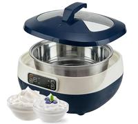 Electric Dough Proofer Machine, 8L Bread Fermentation Machine with LCD Display, Proofing Box with 12H Delay Start, for Yogurt Bread Pizza, Home Kitchen Baking Use Blue