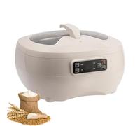 Electric Dough Proofer Machine, 8L Bread Fermentation Machine with Stainless Steel Liner, LCD Display and 12H Delay Start Proofing Box, for Yogurt Bread Pizza Natto White
