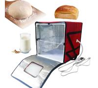 Electric Dough Proofer - Sourdough Fermentation Box with Temperature Control & Timer for Bread, Pizza, Yogurt, Kefir, Cheese Making, Foldable Design
