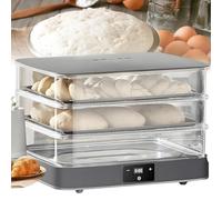 Electric Dough Proofer with Humidity and Temperature Control for Even Fermentation - Ideal for Home Use, 40L Capacity for Yogurt and Bread Making