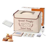 Electric Dough Proofing Box with Heater, Temperature Control, Timer for Sourdough, Bread, Pizza, Soap, Natto Making
