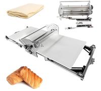 Electric Dough Roller Machine - 40x17.7in Sheeter Board with Adjustable Thickness for Puff Pastry, Pizza, and More