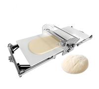 Electric Dough Sheeter Machine for Home Baking, Stainless Steel, 110v/220v, Thickness Control 2-30mm for Croissants, Danish Bread, Pizza Dough, Fresh Pasta