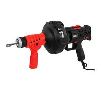 Electric Drain Auger 240 W 580 rpm 7.5 m Ø 19 to 40 mm - Drain Cleaning Machines by MSW Black,Red