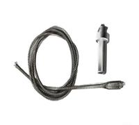 Electric Drain Snake Auger 1m Steel Drill Bit(2m) | Fits most electric drills, for rapid rotation breaks clogs, 1m length, manganese steel, no manual fatigue