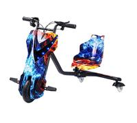 Electric Drift Trike for Kids, 3 Speed Modes I-6inch | Drift Kart with Adjustable Seat, Drifting Tricycle, Kids Ride on Toy with LED Lights,Bluetooth Music, Boys & Girls Gift