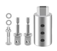 Electric Drill Adapter for Trailer Jack | Stainless Steel Drill Attachment, Cordless Drill Adapter, for Car, Motorhome, Camper, Travel and Construction Maintenance