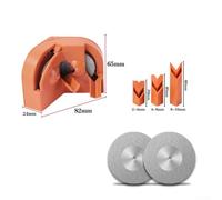 Electric Drill Bit Sharpener with Dual Diamond Grinding Wheels for Rapid Sharpening of for HSS, Carbide and Cobalt Bits, Multipurpose Portable Attachment for
