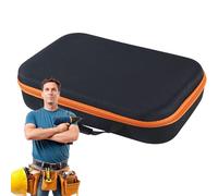 Electric Drill Carry Case - Oxford Cloth Tool Box with Handle - Travel Organizing Supplies Case Shockproof Hardware Storage Bag with Zipper for Home Indoor