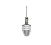 Electric Drill Chuck 1/4" Hex Shank Change Fixture Adapter, Collet Converter 0.3-3.6/0..4, Hex/Round Mini Keyless Chuck 1pc(Brown)