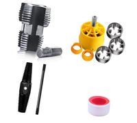 Electric Drill Compatible Pipe Threading PVC Pipe Threader Thread Maker Tool Set with Various Die Size 1/2" 3/4" 1" Plumbing Tools