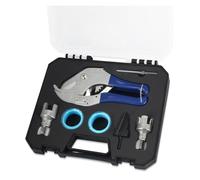 Electric Drill Compatible PVC Pipe Threader Thread Maker Tool For Drill 1/2inch 3/4" Pipes Pipe Threader