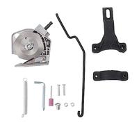 Electric Drill Cutter Accessories, Handheld Cloth Cutting Scissors, Straight and Curved Cutting Machine with Polishing Blade, Stainless Steel Electric Scissors Kit for Fabric Leath