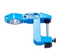 Electric Drill Holder - 360 Degree Rotating Mount Clamp, Aluminum Alloy Frame, Multi Angle Tool Positioning System | Garage Equipment Organization, Crafting Workbench Setup, Professionals