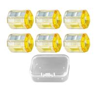 Electric Drill Magnetic Screw Ring, Enhanced Grip Stability, ABS, 6 Pieces Screw Holder Attachment, Electric Drill Screws Guide, Versatile Application, for Construction, Woodworking, Electronics