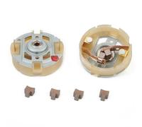 Electric Drill Motor Carbon Brush Holder with 4pcs Carbon Brushes for RS550 555, 2 Pack, Compatible with Power Tools, Rugged Metal and Carbon Fiber Construction for Long Service Life