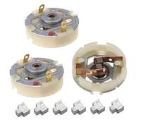 Electric Drill Motor Carbon Brush Holder with 6pcs Carbon Brushes for RS550 555, 3 Pack Replacement Parts Compatible with Power Tools