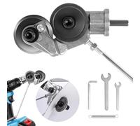 Electric Drill Plate Cutter, Sheet Metal Cutter Accessories, Fast Metal Plate Cutter for Power Nibbler Drill Attachment for Cutting Iron, White Sheet, Steel, Copper, Aluminum