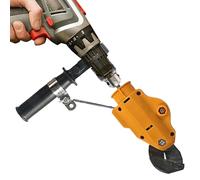 Electric Drill Plate Cutter - Sheet Metal Cutter Accessories | Sheet Metal Nibbler Drill Attachment, for Power Nibbler Drills Attachment for Cutting Iron, White Sheets, Steel, Copper, Aluminum