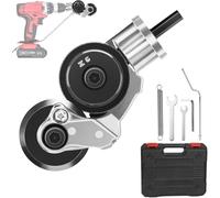 Electric Drill Plate Cutter,Sheet Metal Cutter Accessories,Sheet Metal Nibbler, Sheet Metal Knife for Cutting Iron,Tinplate,Steel,Copper, Aluminum