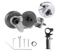 Electric Drill Plate Cutter, Sheet Metal Cutter Accessories with Adapter Handle, Fast Metal Plate Cutter Universal for Power Nibbler Drill Attachment for Cutting Iron, White Sheet, Copper, Aluminum