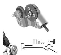 Electric Drill Plate Cutter, Upgraded Metal Nibbler Drill Attachment, Fast Sheet Metal Cutter, for White Sheet, Steel, Iron, Aluminum, Copper 3 pcs