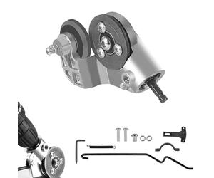 Electric Drill Plate Cutter, Upgraded Metal Nibbler Drill Attachment, Fast Sheet Metal Cutter, for White Sheet, Steel, Iron, Aluminum, Copper 1 pc