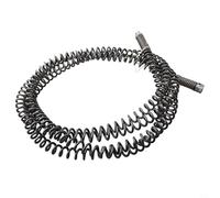 Electric Drill Powered Drain Dredging Tool, Spring Pipe Cleaner for Kitchen and Bathroom Sewer Clogs, Manganese Steel Flexible Snake with 16mm Connector for Curved Pipes(3meters extension cord)