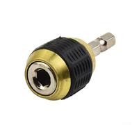 Electric Drill Screw Extractor Power Gadget Hex Shank Adapter Quick Change Drill Bit Converter 50mm 1/4 Inch Hex Shank Connecting Rod Quick Release Chuck Coupling for Gadget