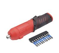 Electric Drill Set - Small Wireless Drill Kit | Portable Hand Tool with Double Position Handle, Compact Rechargeable Screwdriver for Workshop