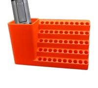 Electric Drill Stand - Multi-slot Tool Holder, Workshop , Basement Cabinet Attachment, Power Tool Equipment, Sturdy, Non-Slip Bit Storage Ensures a