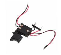 Electric Drill Switch 12V FA2-16-1WEK Lithium Battery Cordless Drill Switch Speed Control for Electric, Black