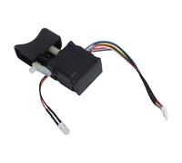 Electric Drill Switch for Dayi 2106 Brushless Cordless Drill Trigger with Light 100mm Line Replacement Part for Power Tool Repair