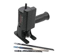 Electric Drill to Electric Saw Power Tools Multifunctional Reciprocating Saw Chainsaw Conversion Head Saw Blades Handle Kit Portable Electric Drill Tool for Wood Metal Plastics Cutting
