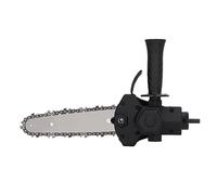 Electric Drill to Saw Adapter, Drill to Chainsaw Adapter Converting Head 6in Conversion Head Portable Chainsaw Attachment for Woodworking