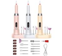 Electric Drill - USB Rechargeable Polishing Cutting Tool | Remove , Shape The, Trim Dead Skin, Speed and Rotation Direction Adjust