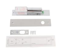 Electric Drop Bolt Lock 12V High Strength Aluminum Stainless Steel Magnetic Self Locking Induction Electric Deadbolt Lock for Door Access Control System Wooden Glass Metal Fire