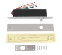 Electric Drop Bolt Lock 12V NC Mode Electronic Security Lock Electric Mortise Lock with Time Delay for Door Access Control