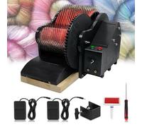 Electric Drum Carder for Wool Craft, Carding Machine with Foot Pedal, Fast Mixing Wool Blending Wheel for DIY Combing and Blending Projects