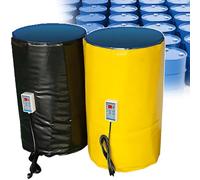 Electric Drum Heater Blanket with Adjustable Temperature and Timer for Outdoor Metal Oil Drum Heating