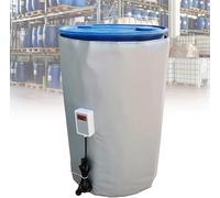 Electric Drum Heater for 110V/220V IBC Drum, Metal Oil Drum Heating Blanket, Automatic Temperature Control for 200L Drum, Efficient Oil Pail Heater Band