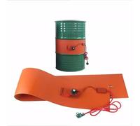 Electric Drum Heater Pad - 20L Insulated Silicone Rubber Heating Belt with Adjustable Thermostat - Oil Drum Heat Wrap - Digital Display - 860x200mm