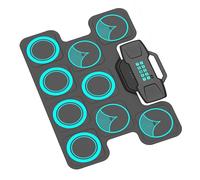 Electric Drum Set 9 Drum Kids Practice Pad Electronic Drum Kits With Built In Speaker Drum Headphone Out Electronic Drum Pads Practice Set