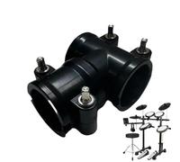 Electric Drums Rack - Heavy Duty Steel Frame, Height Adjustable Bars, Non-Slip Rubber Feet, Compact Folding Design | Ideal for Home Studio Band Exercises, Live Performances, Percussion Setup Drummers