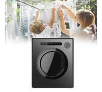 Electric Dryer Compact Washer-Dryer, 8.8 Lb Front-Loading with Stainless Steel Drum, UV Sterilization and Humidity Sensor for Baby Clothes and Small Items