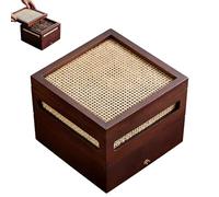 Electric Drying Machine with Touch Controls, 150W Tea Roasting Cage, 3 Temperature Settings, Bamboo Construction for Teas, Nuts, and Dried Goods