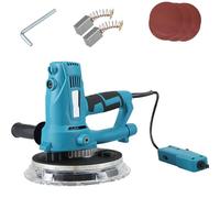 Electric Drywall Sander 1800W, Variable Speed 1000-2100 RPM, Dust Removal System, Extendable Handle, LED Light, Includes Dust Hose and Collection Bag, Ideal for Home Decoration and DIY