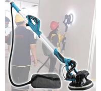 Electric Drywall Sander with Dust Collection, 2100RPM 5-Speed Variable, Retractable Handle, LED Light, Dust Bag & Hose, Includes 20 Sanding Sheets
